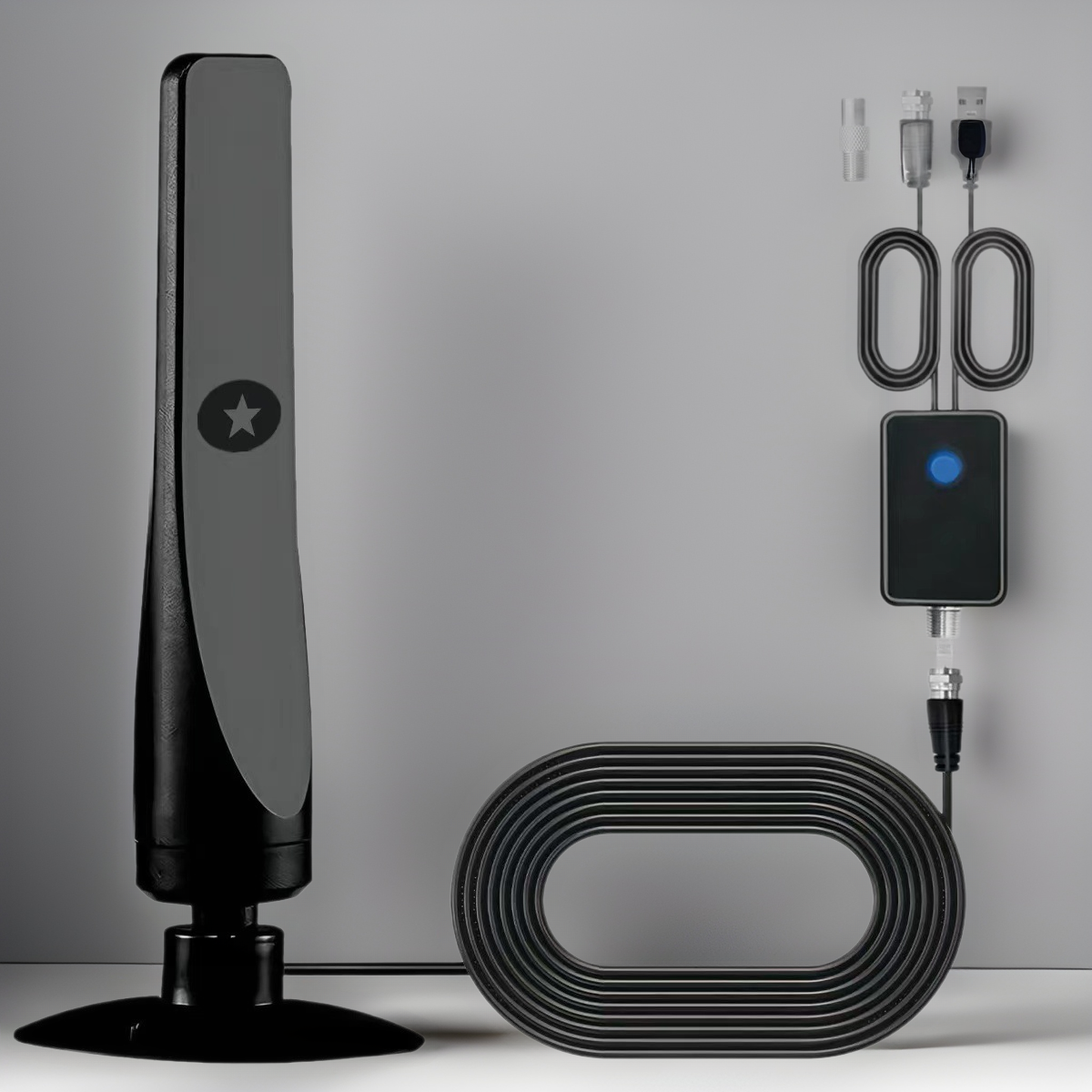 Intelligent Digital TV Antenna Signal Amplifier