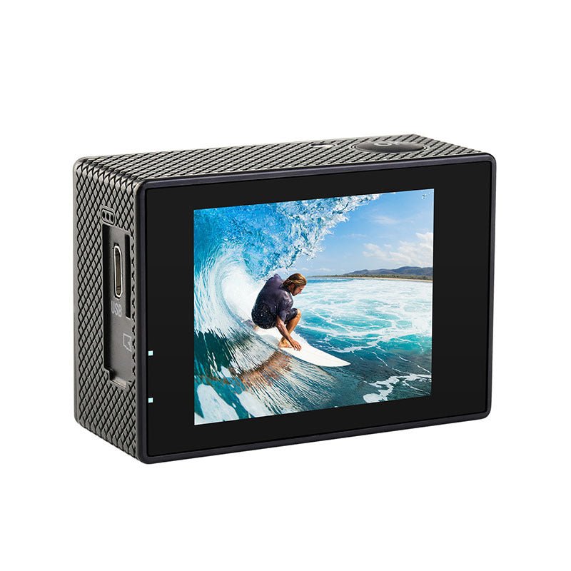 Action camera 4kto30fps waterproof outdoor sports camera dv diving camera helmet camera. - Dymand