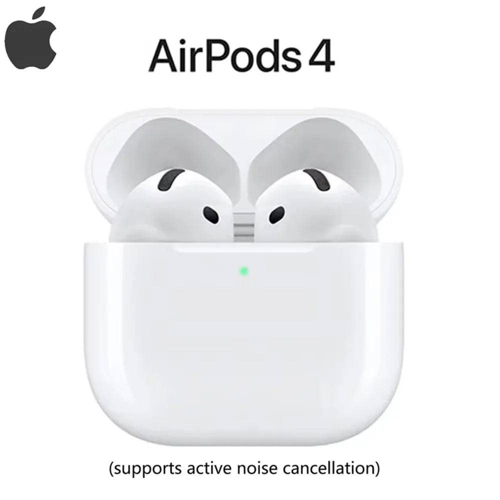 Airpods 4 Wireless Earbuds,With Active Noise Cancellation,Adaptive Audio,Transparency Mode,Spatial Audio,Wireless Charging - Dymand