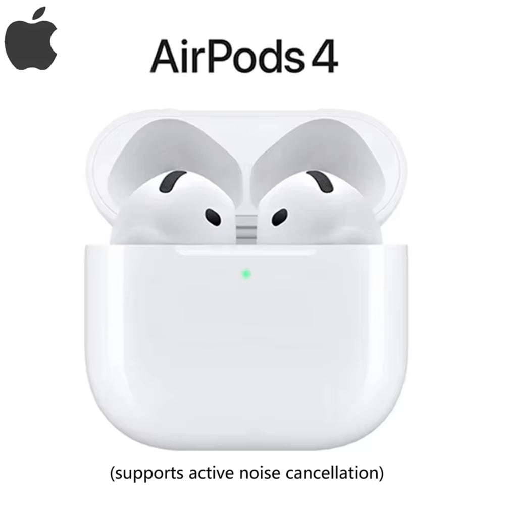 Airpods 4 Wireless Earbuds,With Active Noise Cancellation,Adaptive Audio,Transparency Mode,Spatial Audio,Wireless Charging - Dymand