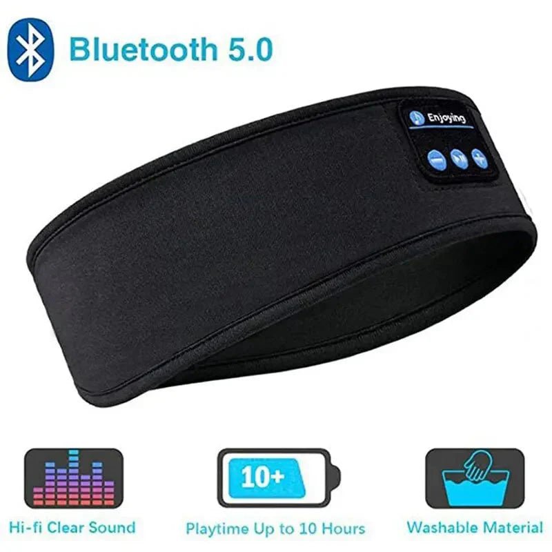 Bluetooth Sleep Headband – Wireless Headphones, Built - In Speakers, Comfortable Fabric, 10 - Hour Battery Life - Dymand