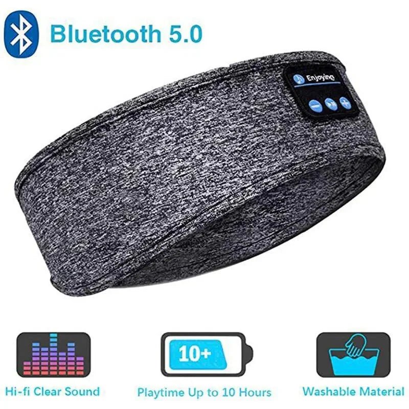 Bluetooth Sleep Headband – Wireless Headphones, Built - In Speakers, Comfortable Fabric, 10 - Hour Battery Life - Dymand