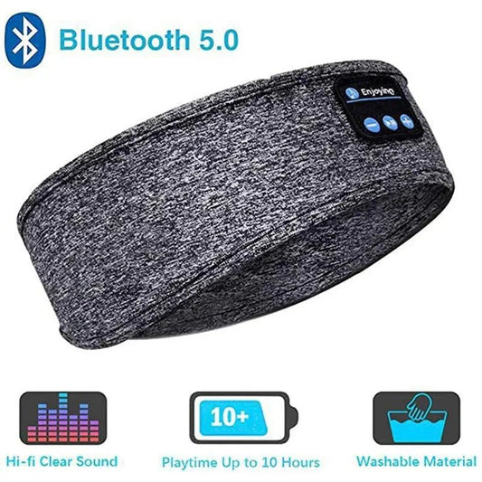 Bluetooth Sleep Headband – Wireless Headphones, Built - In Speakers, Comfortable Fabric, 10 - Hour Battery Life - Dymand