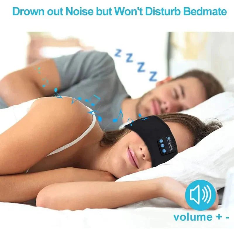 Bluetooth Sleep Headband – Wireless Headphones, Built - In Speakers, Comfortable Fabric, 10 - Hour Battery Life - Dymand