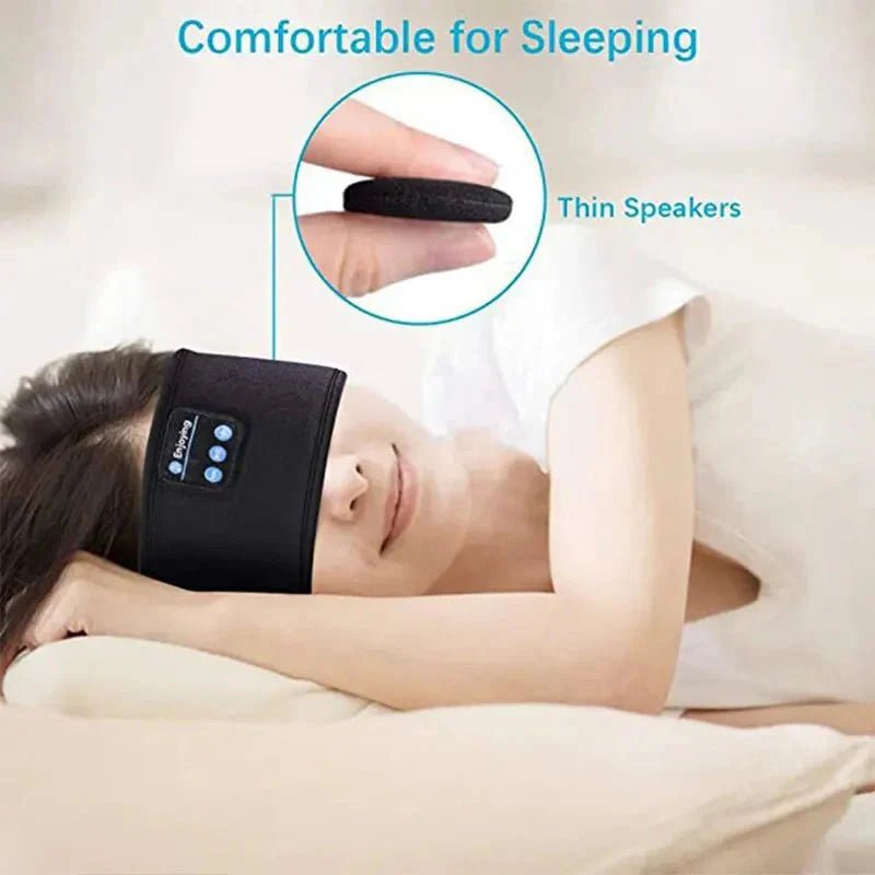 Bluetooth Sleep Headband – Wireless Headphones, Built - In Speakers, Comfortable Fabric, 10 - Hour Battery Life - Dymand