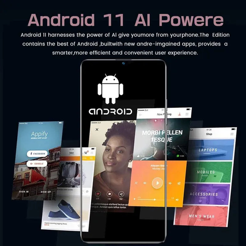 New mobile phone s22+ultra screen 6.8 inch smart phone 4g/5g mobile phone smart phone ultra-thin 16gb+512gb face unlocking mobile phone dual sim card mobile phone supports tf card smart phone.