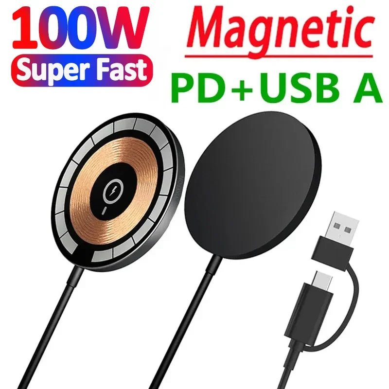 Charge with Ease and Style – 100W Magnetic Wireless Charging Pad - Dymand