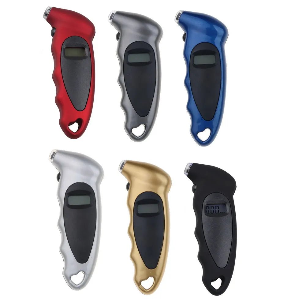 Compact Digital Tire Pressure Gauge for Cars, Motorcycles, and Bikes – LCD Display, Accurate PSI & KPA Measurements - Dymand