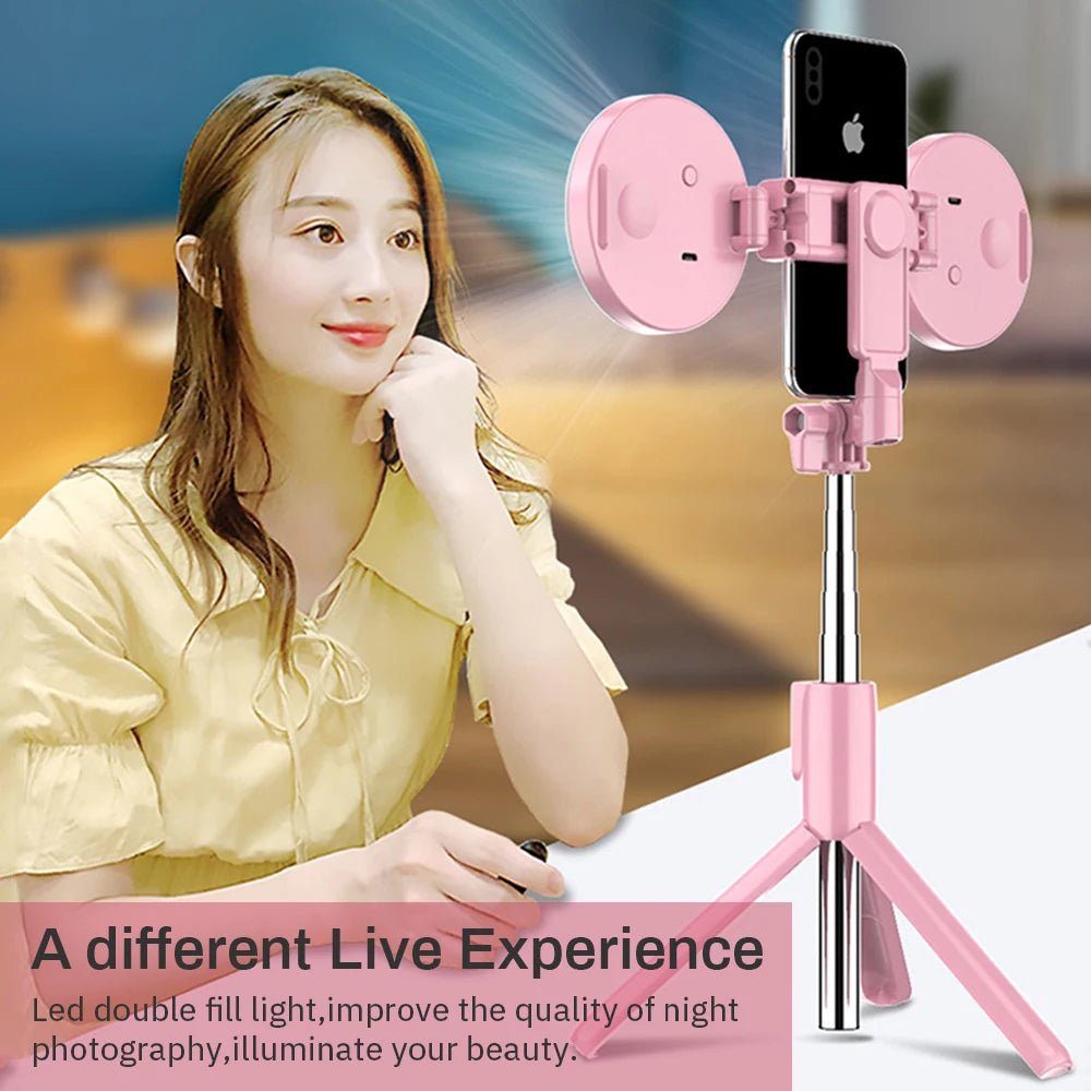 Featuring an LED ring light, extendable monopod, and tripod, this all - in - one accessory is perfect for iPhone 16, 15, 14, and 13. Capture flawless selfies, videos, and live streams with ease and style - Dymand