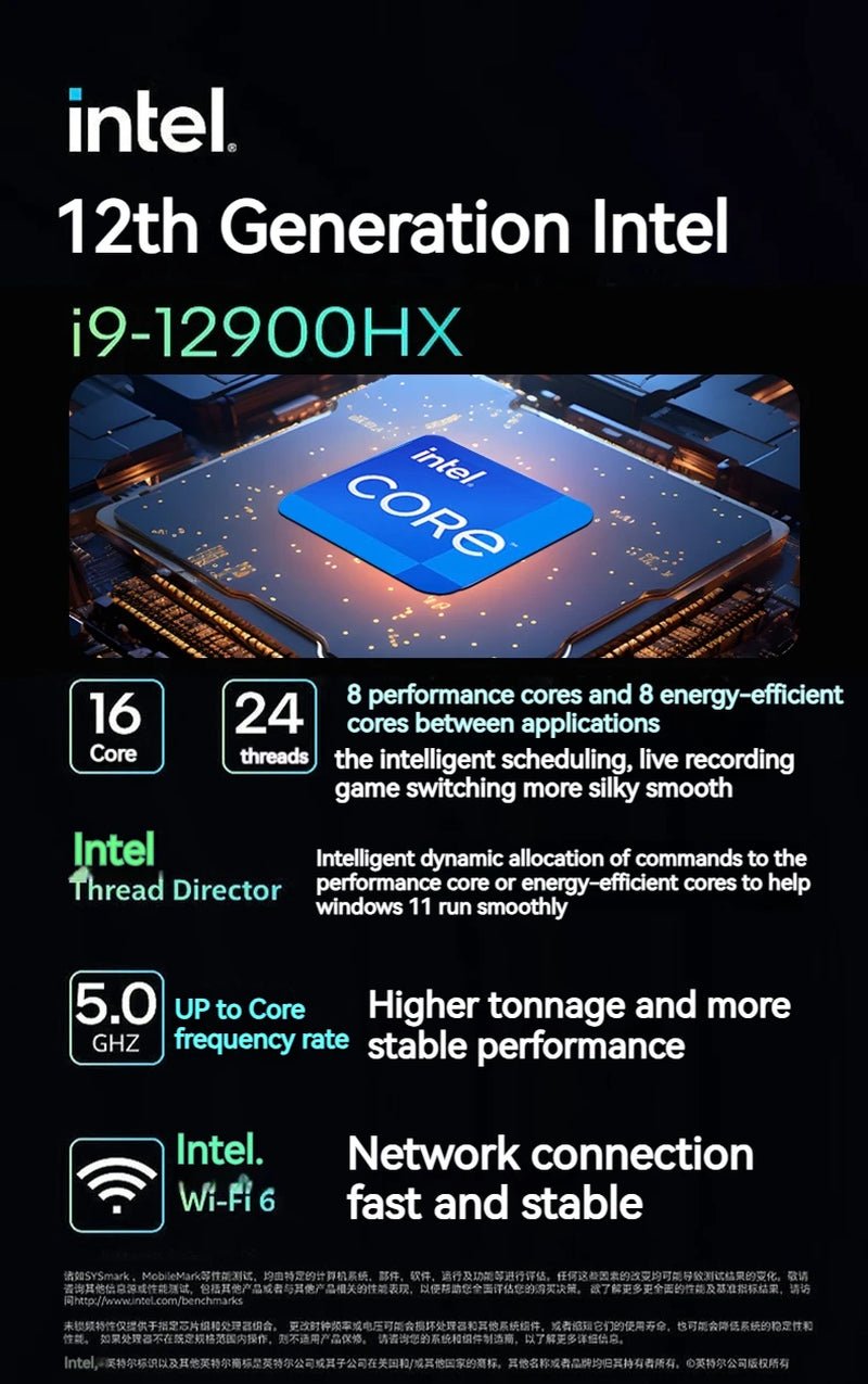 Firebat t6a - x 16 inch intel i9 - 12900hx/amd r7 - 7435hs rtx 4060 ddr5 165hz 2.5k wifi6 bt5.1 32gb 1tb gaming gamer notebook laptop. - Dymand