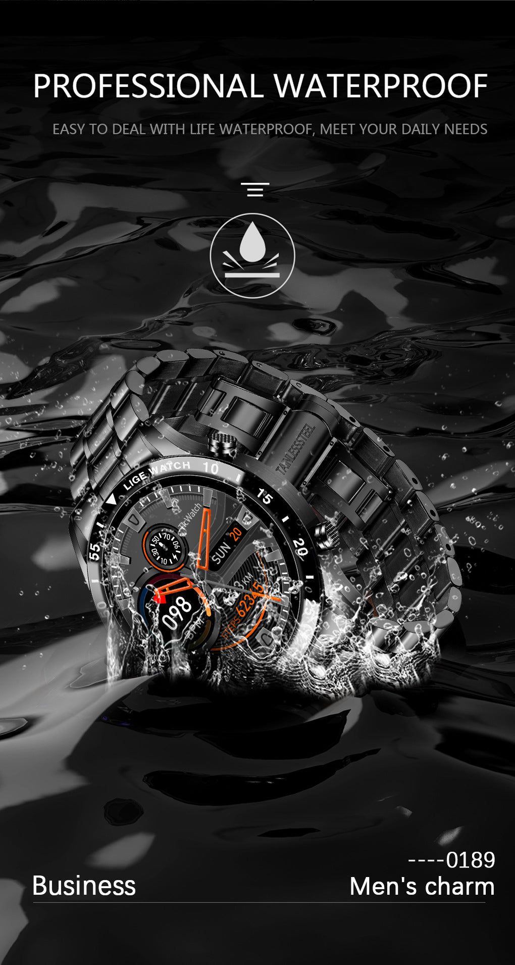 Lige'S New Smart Watch Upgrade Smart Wearable Watch - Dymand