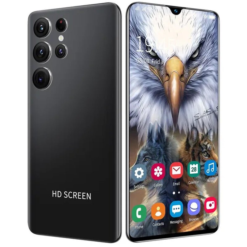 New mobile phone s22+ultra screen 6.8 inch smart phone 4g/5g mobile phone smart phone ultra - thin 16gb+512gb face unlocking mobile phone dual sim card mobile phone supports tf card smart phone. - Dymand