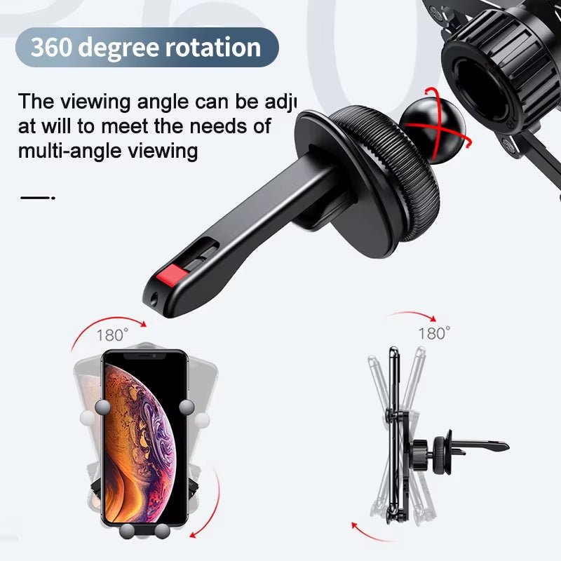 Oatsbasf Auto Gravity Phone Mount – Universal Car Holder for iPhone 14/15 Pro Max, Poco F3 Pro, Xiaomi Redmi – Smartphone Stand & GPS Holder - Dymand