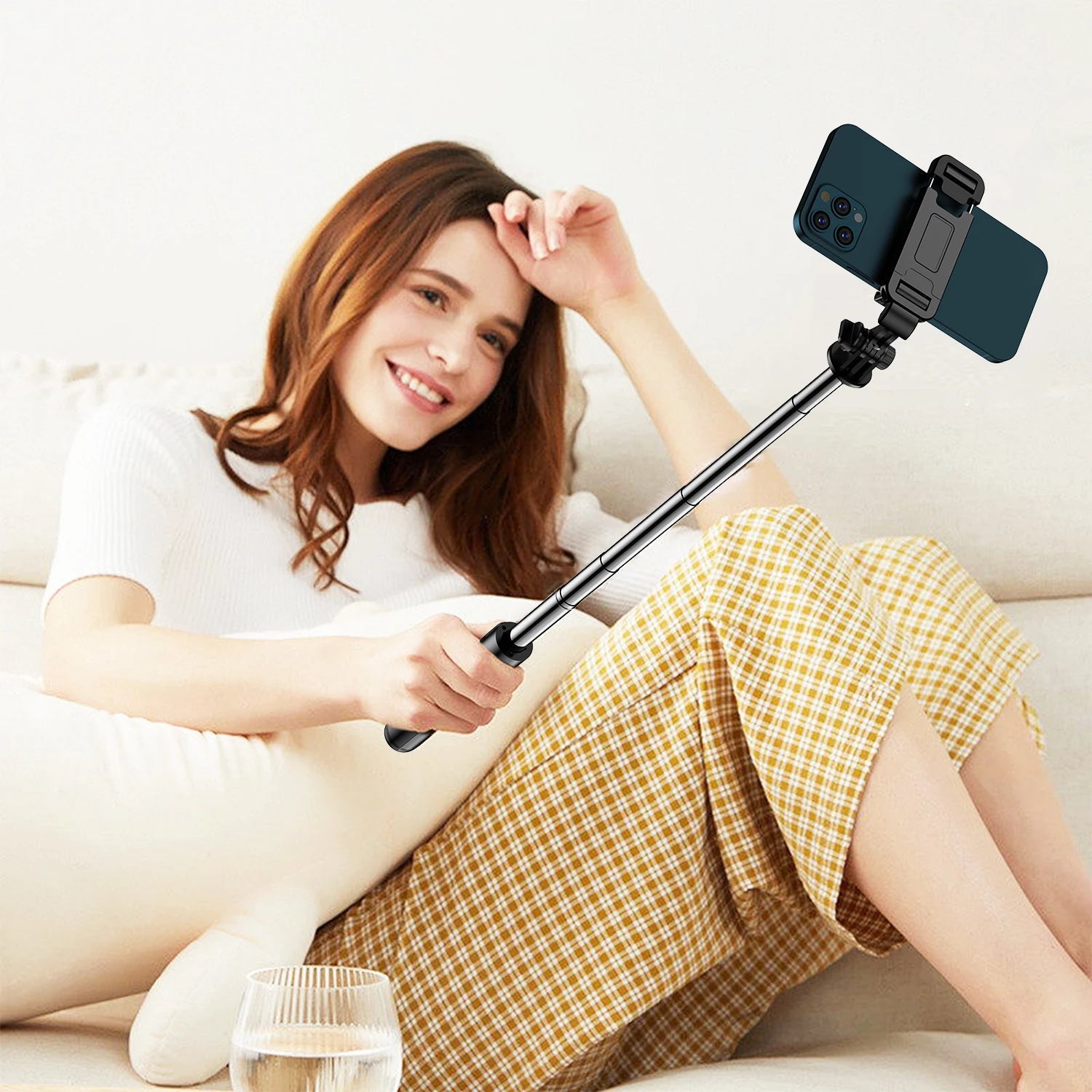 Selfie Stick Tripod with Detachable Wireless Remote, 4 in 1 Extendable Portable Selfie Stick & Phone Tripod - Dymand