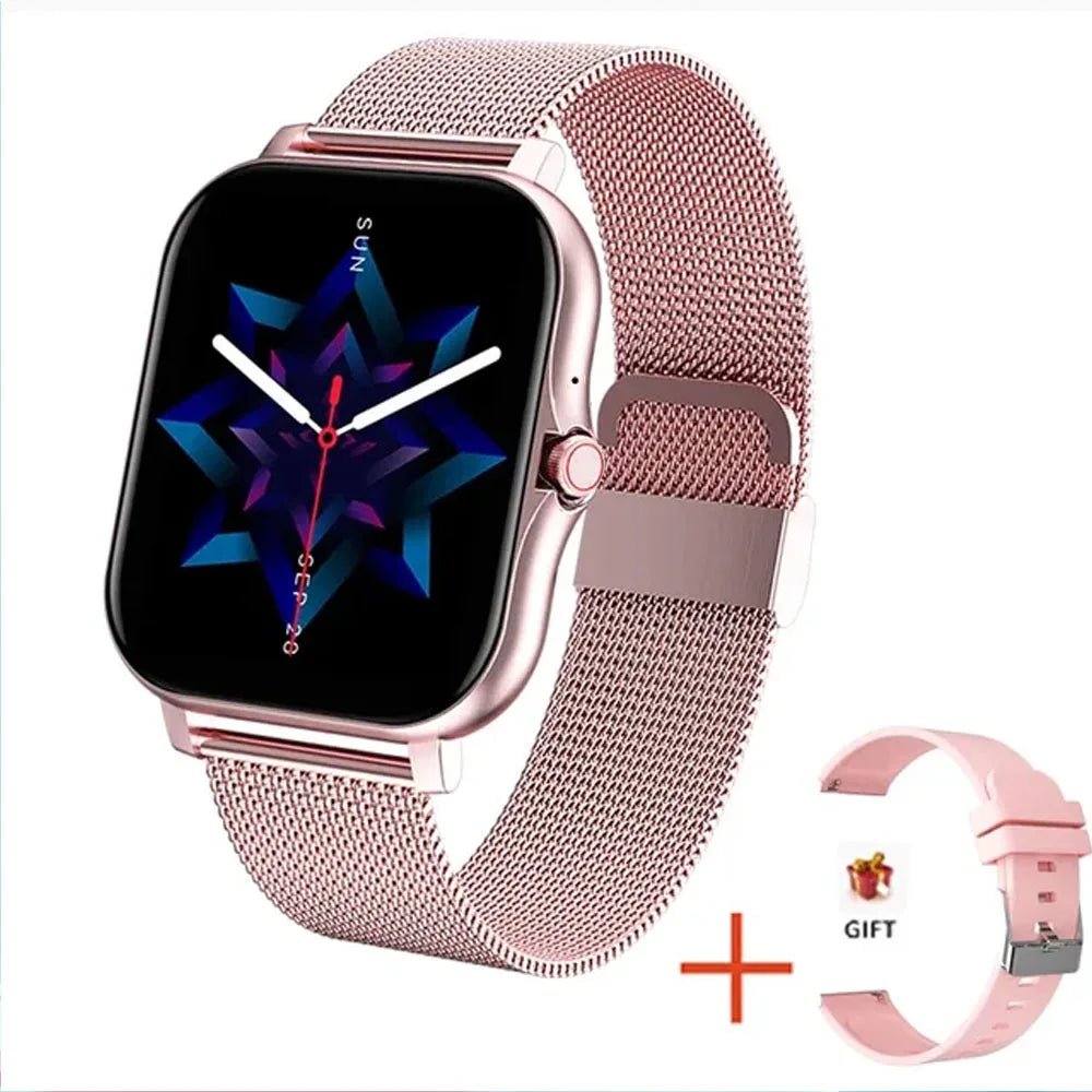 The 2024 smart watch for men and women is a 1.44" full - touch screen sports fitness watch with Bluetooth capabilities, digital display, and a smartwatch wristwatch design. - Dymand