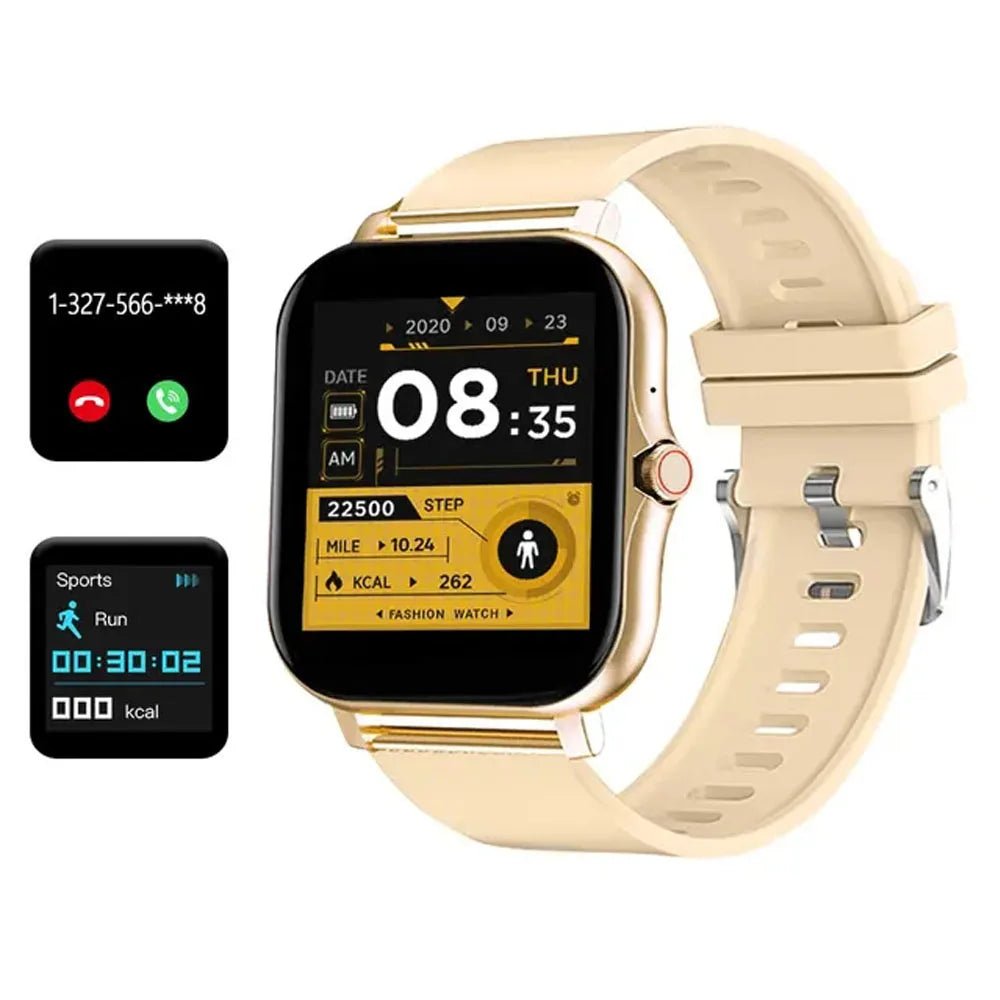 The 2024 smart watch for men and women is a 1.44" full - touch screen sports fitness watch with Bluetooth capabilities, digital display, and a smartwatch wristwatch design. - Dymand