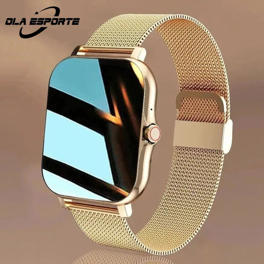 The 2024 smart watch for men and women is a 1.44" full - touch screen sports fitness watch with Bluetooth capabilities, digital display, and a smartwatch wristwatch design. - Dymand