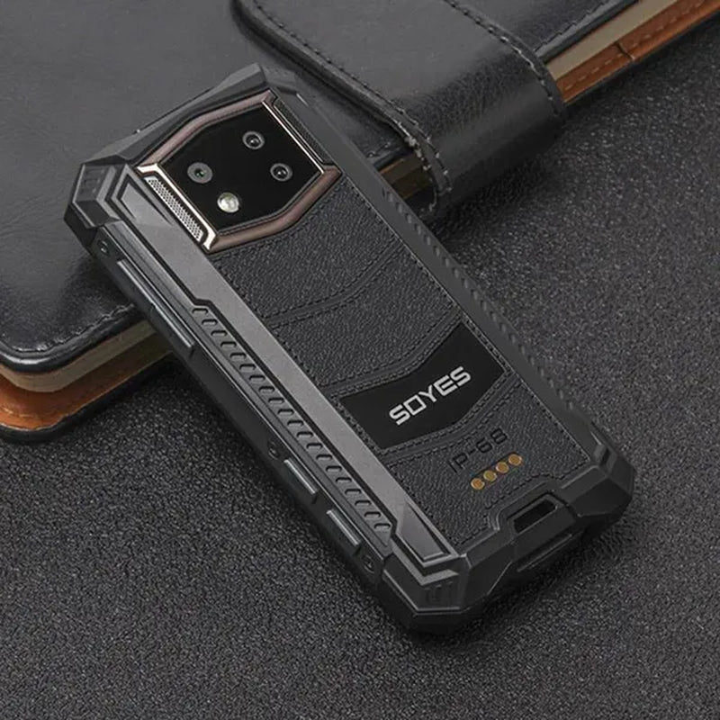 The 4g three - proof mini phone is a waterproof and drop - proof device with a small size and a face fingerprint feature. - Dymand