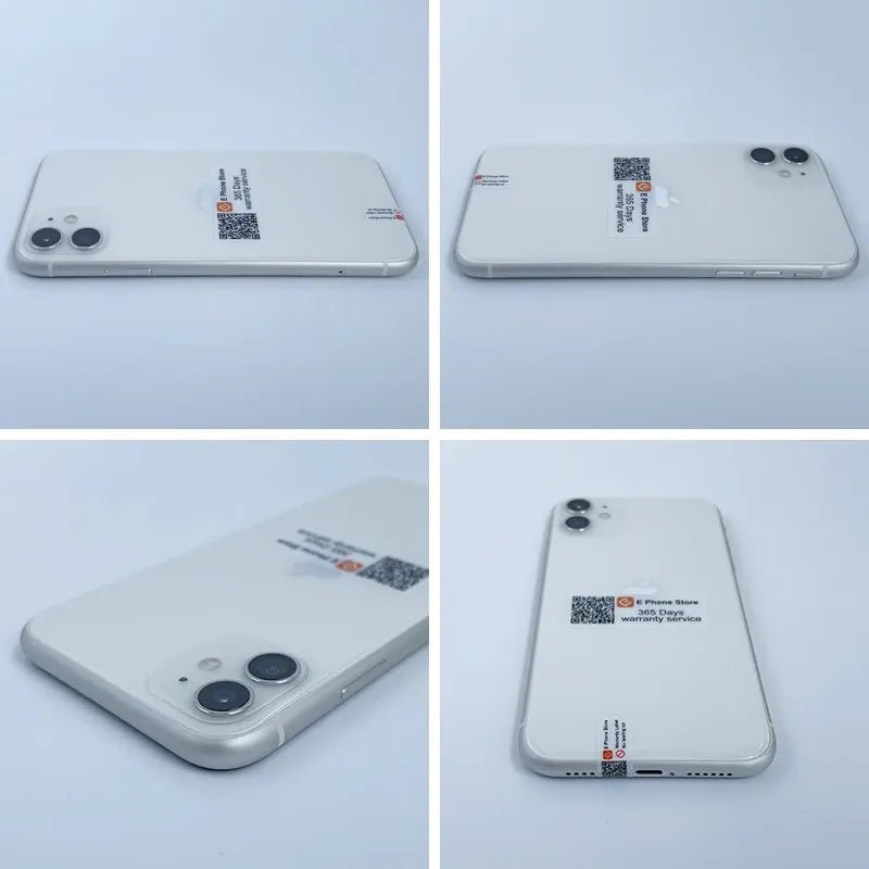 The Apple iPhone 11 64GB/128GB unlocked A13 Bionic chip 12MP camera support NFC face ID 6.1 inch 1792 x 828 LCD screen. - Dymand