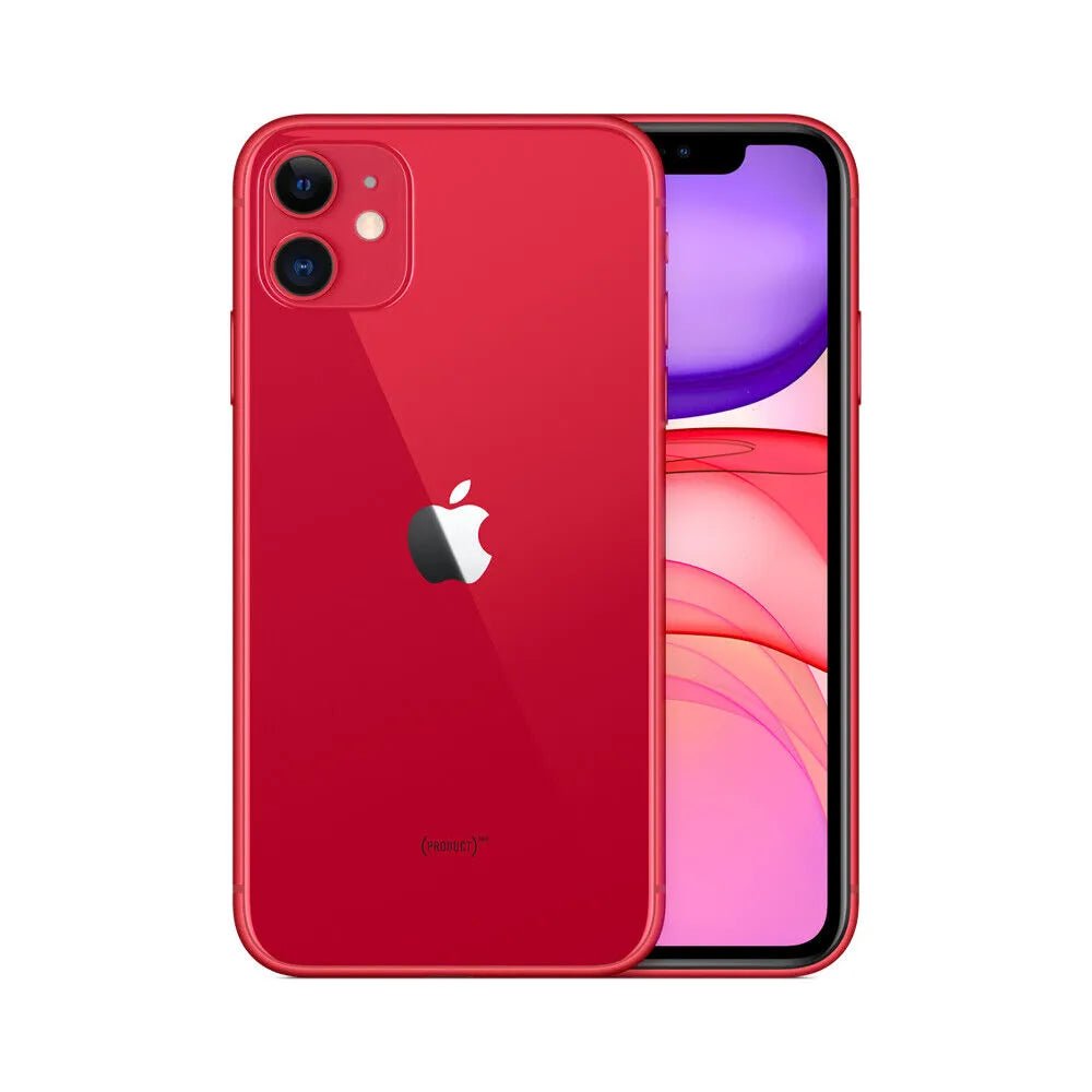 The Apple iPhone 11 64GB/128GB unlocked A13 Bionic chip 12MP camera support NFC face ID 6.1 inch 1792 x 828 LCD screen. - Dymand