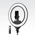  Cordless Ring Light Pro - Black