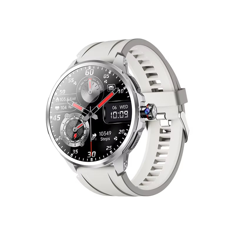 The H99 cellular 4G card version smartwatch with an amoled display, wifi connectivity, GPS, camera, and 32GB of storage is available in both men's and women's models. - Dymand