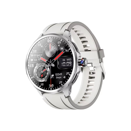 The H99 cellular 4G card version smartwatch with an amoled display, wifi connectivity, GPS, camera, and 32GB of storage is available in both men's and women's models. - Dymand