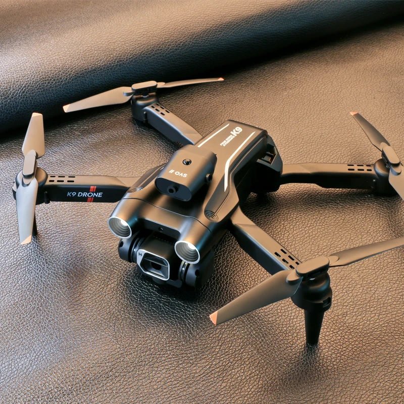 The K9 mini drones camera 10k foldable fpv rc drone quadcopter is a versatile toy that can be enjoyed by both adults and beginners. It offers a 360° active obstacle avoidance feature, making it perfect for those who want to have fun while staying safe. - Dymand