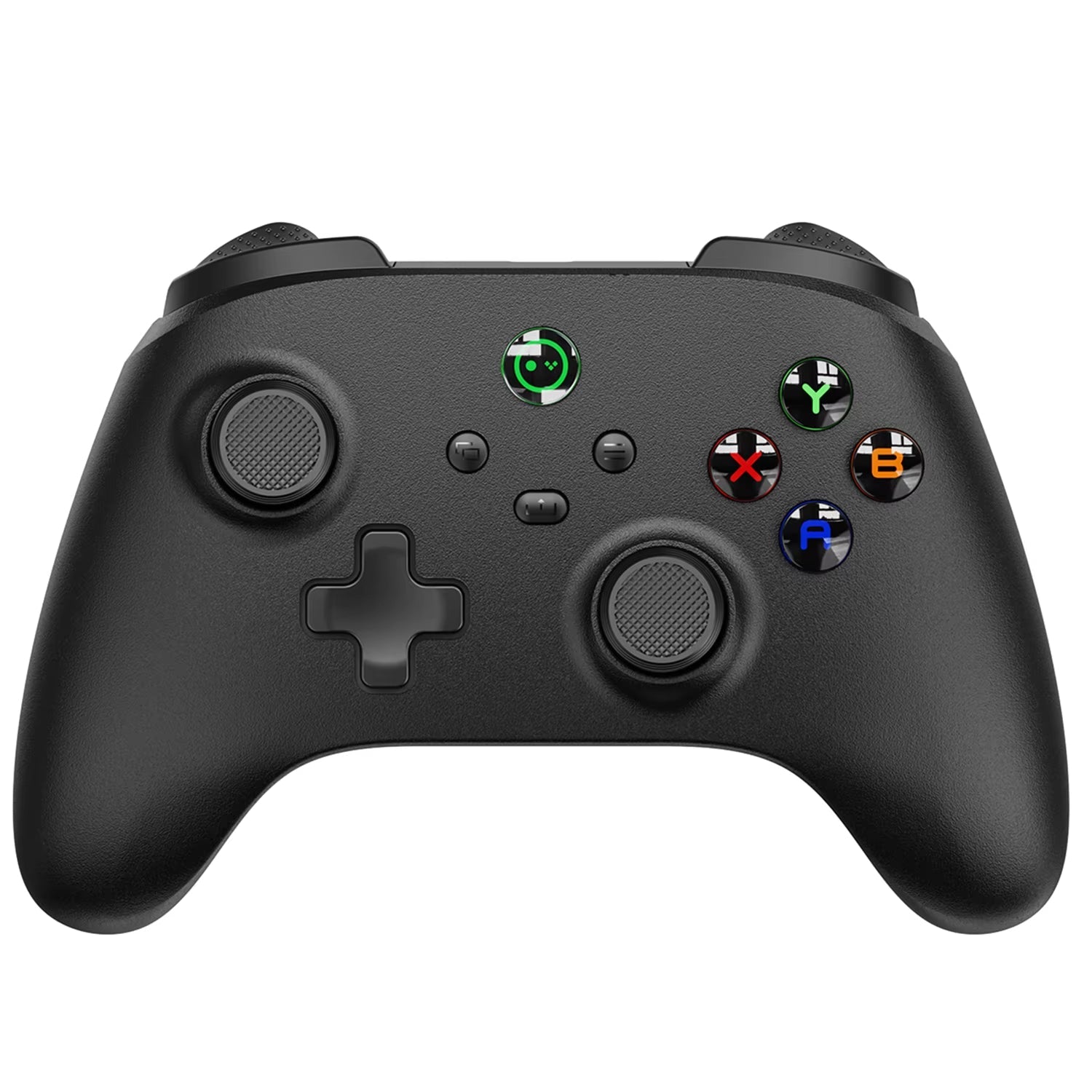 The Linyuvo wireless controller for switch/pc/ios/android/tesla car is equipped with vibration, motion, turbo, metal joystick, and led light features. - Dymand