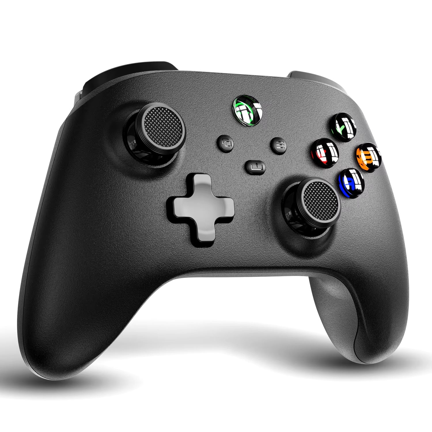 The Linyuvo wireless controller for switch/pc/ios/android/tesla car is equipped with vibration, motion, turbo, metal joystick, and led light features. - Dymand