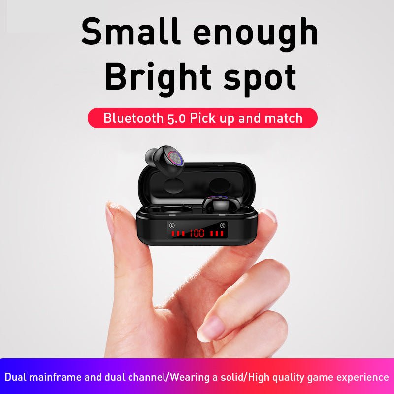 The M7 button bluetooth headset features a digital display, providing users with clear audio quality. It also includes a charging compartment, ensuring that the headset remains powered throughout the day. - Dymand