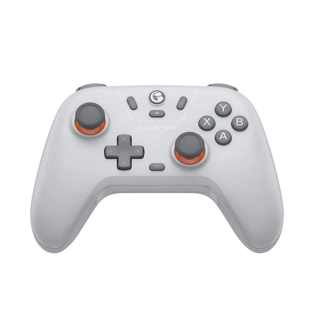 The new wireless gamepad, known as Gamesir, is compatible with various devices such as Android, iOS, PC, and Steam. It features a hall effect stick for enhanced gaming experience. - Dymand
