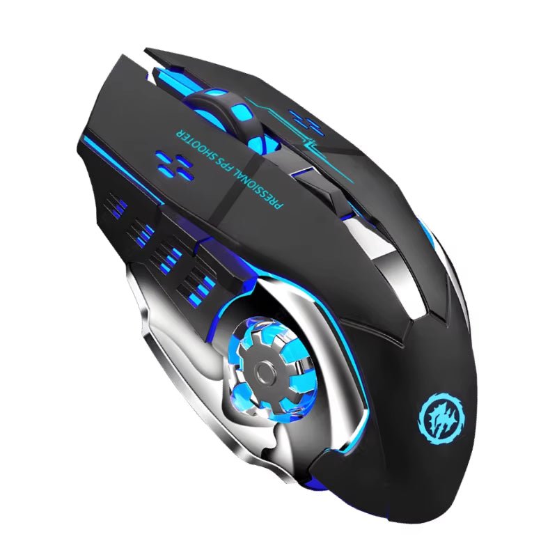 The rechargeable wireless mouse gaming computer silent bluetooth mouse 2.4g usb mechanical backlight pc gamer mouse is a versatile accessory for computer users, providing a comfortable and efficient gaming experience. - Dymand
