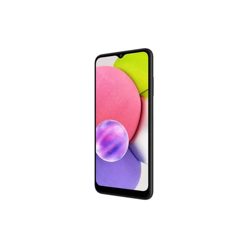 The Samsung Galaxy A03s (USA variant) is a 32GB smartphone with a GSM/CDMA unlocked feature, available in black and graded B - Dymand