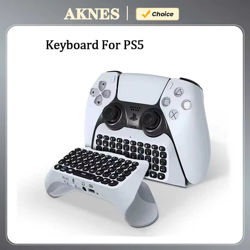 The wireless keyboard for the ps5 controller, along with its bluetooth external keyboard and chatpad, provides a convenient and efficient way to type and navigate while gaming. - Dymand
