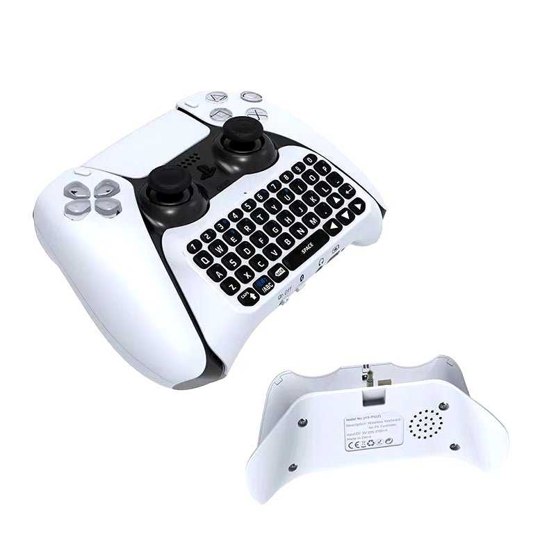 The wireless keyboard for the ps5 controller, along with its bluetooth external keyboard and chatpad, provides a convenient and efficient way to type and navigate while gaming. - Dymand