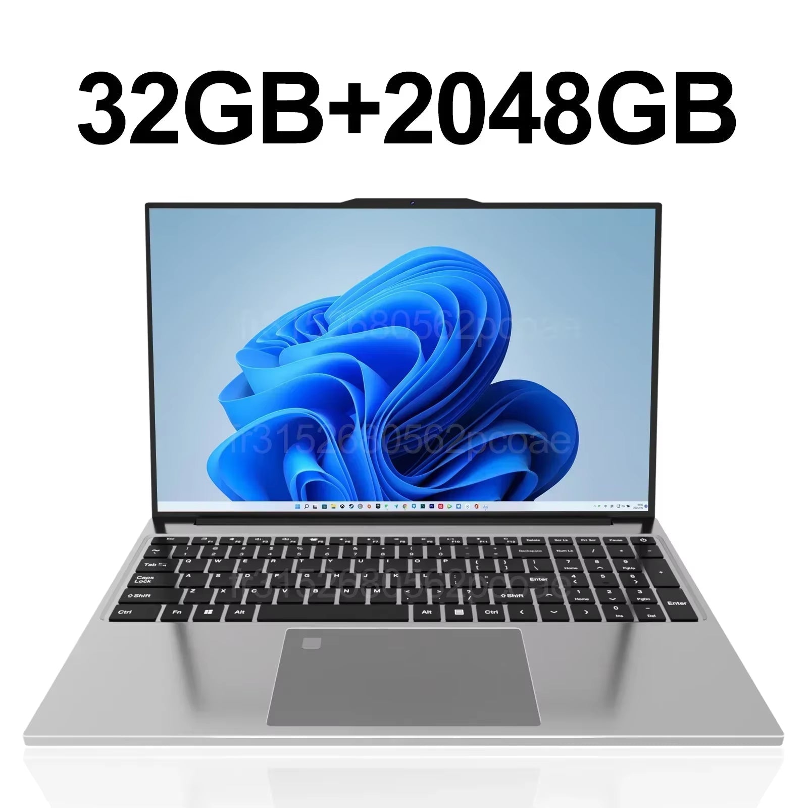 Ultra Slim Windows 11 Notebook Laptop with Intel Core i7 - 6500U, 32GB RAM, 2048GB SSD, and 1920x1080 Display for Gaming, Office, and Study - Dymand