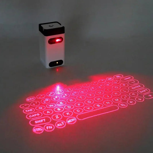 Virtual Laser Keyboard Bluetooth Wireless Touch Projector Phone Keyboards for Computer Iphone Pad Laptop with Mouse Function - Dymand